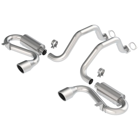 Borla 97-04 CORVETTE C5/ZO6 5.7L V8 /M RWD (4.5IN RD x 7IN) SPLIT REAR C-BAC 140017